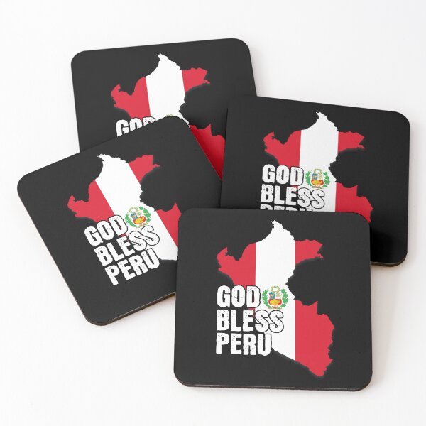 Item preview, God Bless Perú - Peruvian Map  designed and sold by ARVA-Digital.
