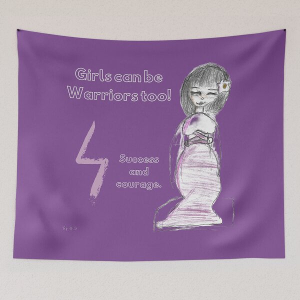 Item preview, Copy of Girls can be Warriors too!! designed and sold by egfamily.