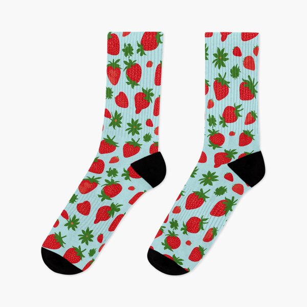 Item preview, Kawaii Strawberries Pattern     designed and sold by teedesigndaily.