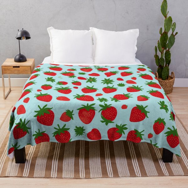 Item preview, Kawaii Strawberries Pattern designed and sold by teedesigndaily.