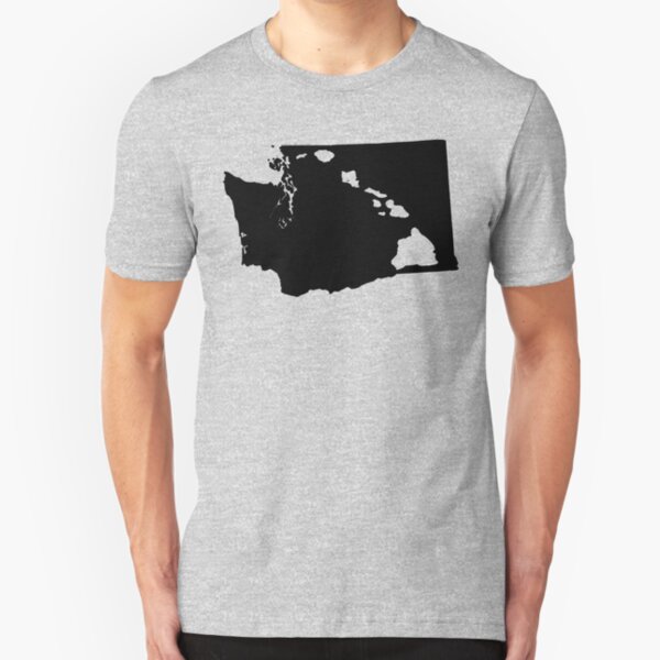 Washington and Hawai'i Roots by Hawaii Nei All Day Slim Fit T-Shirt