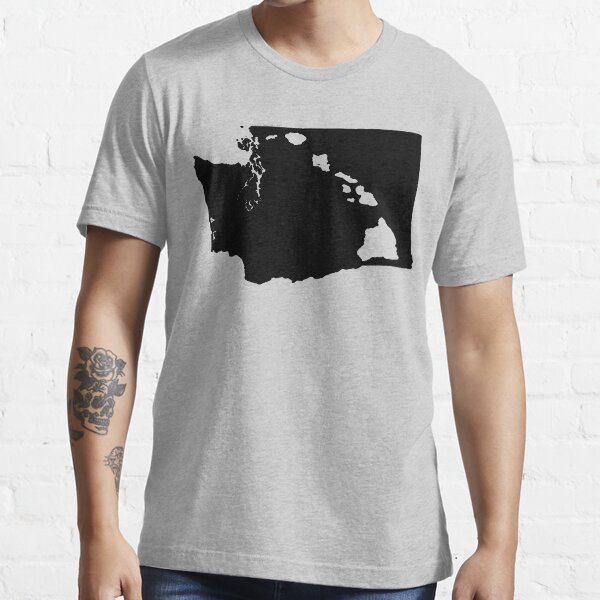 Washington and Hawai'i Roots by Hawaii Nei All Day Essential T-Shirt