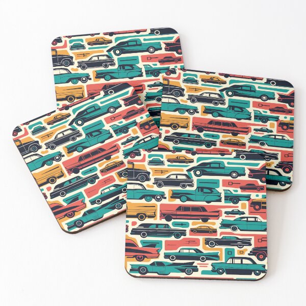 Item preview, Vintage Retro Cars Pattern  designed and sold by GraphicsClub.