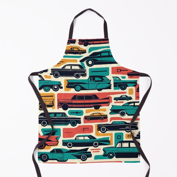 Item preview, Vintage Retro Cars Pattern designed and sold by GraphicsClub.