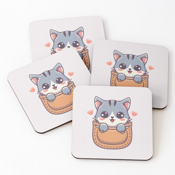 Item preview, Cute Cat in a pocket designed and sold by this-is-mona.