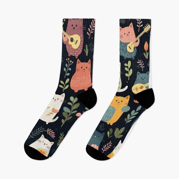 Item preview, Feline Flourish A Musical Garden designed and sold by Purr- Paradise.