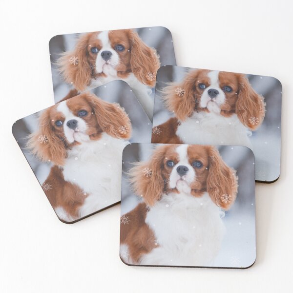 Item preview, Cute Christmas Cavalier King Charles Spaniel designed and sold by Sarah Wainwright.