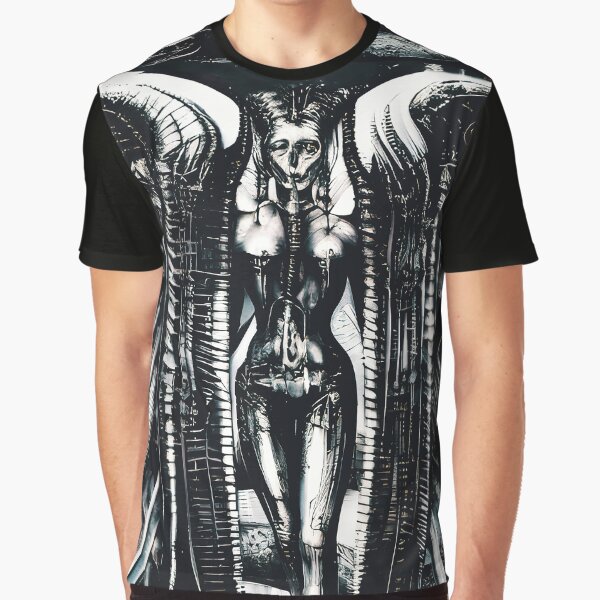 Vista previa del artículo con la obra «HR Giger Lilith Steampunk», diseñado y vendido por ep-pandality.