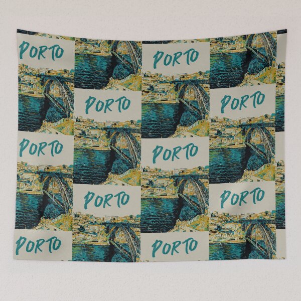 Item preview, Porto Iconic Views: D. Luis Bridge Illustration designed and sold by Lemomo-artworks.