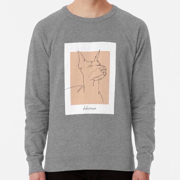 Item preview, Minimalism Doberman LineArt designed and sold by arjajpg.
