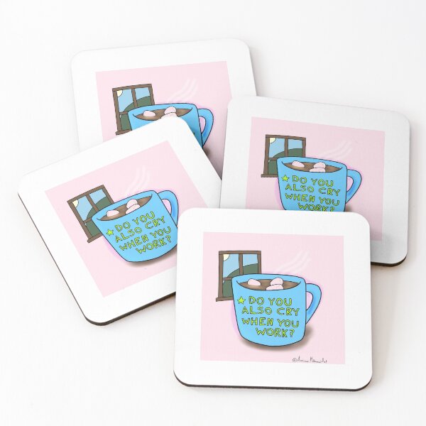 Item preview, Do you also cry when you work? designed and sold by AnxiousMill.