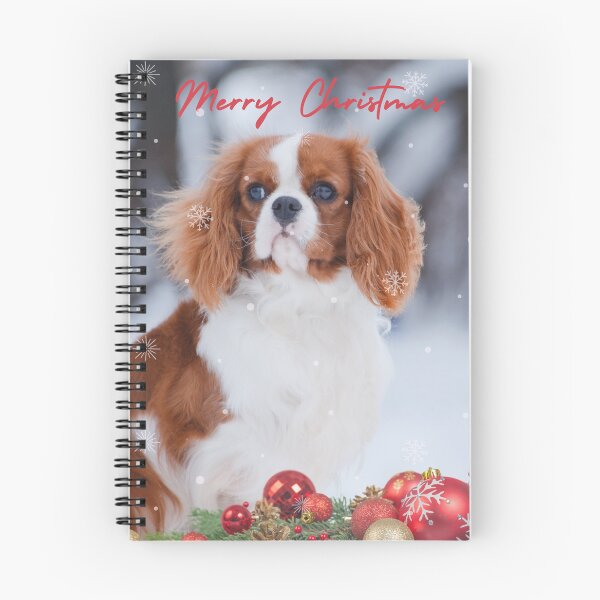 Item preview, Cute Christmas Cavalier King Charles Spaniel designed and sold by Sarah Wainwright.