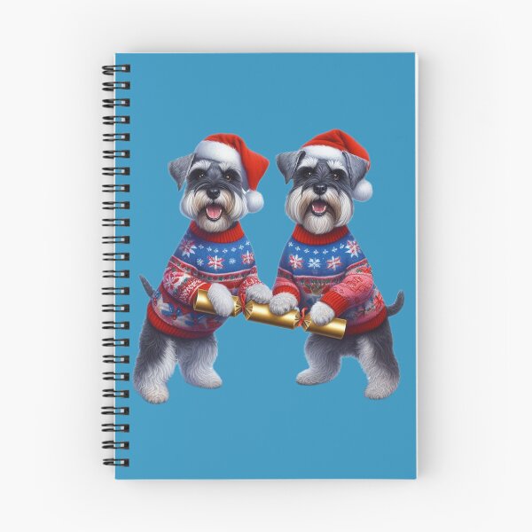 Item preview, Two Schnauzers and a Christmas Cracker designed and sold by barksandsqueaks.