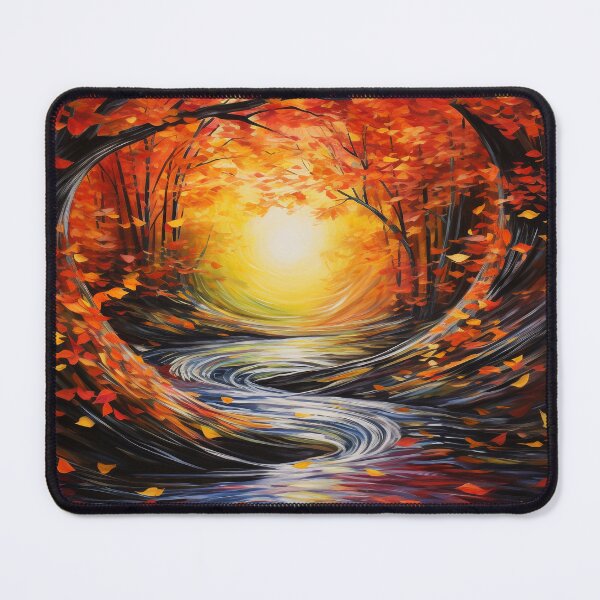Item preview, Autumn Breeze, Flow Painting  designed and sold by Artful3d.