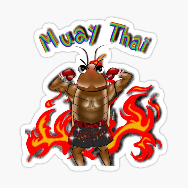 Item preview, Cockroach #4 MuayThai Boxing #2 designed and sold by Hiidenna.