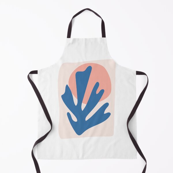 Item preview, Matisse Inspired, Blue and Blush Pink Leaf Cutout designed and sold by trdstudio.