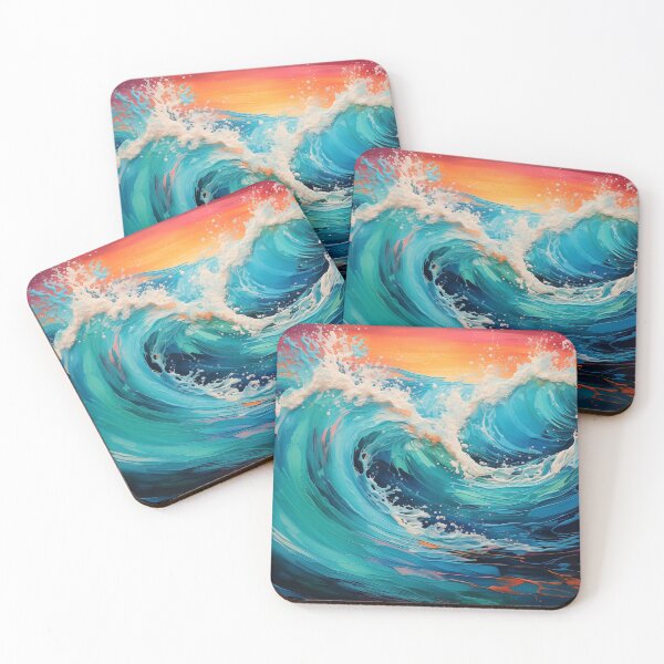 Item preview, Flow Painting of Sea Waves designed and sold by Artful3d.