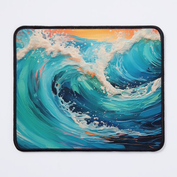 Item preview, Flow Painting of Sea Waves designed and sold by Artful3d.