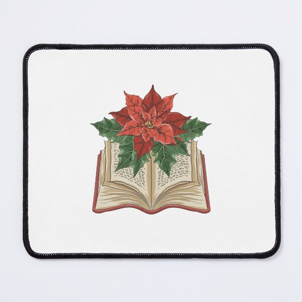 Item preview, Flowers Growing From Book | A beautiful Poinsettia Flower (Christmas flower) designed and sold by CircinusStore.