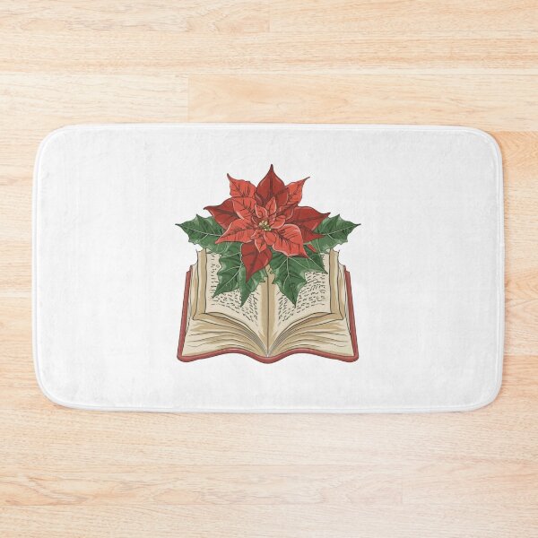 Item preview, Flowers Growing From Book | A beautiful Poinsettia Flower (Christmas flower) designed and sold by CircinusStore.