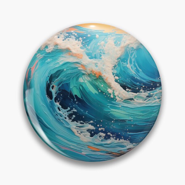 Item preview, Flow Painting of Sea Waves designed and sold by Artful3d.
