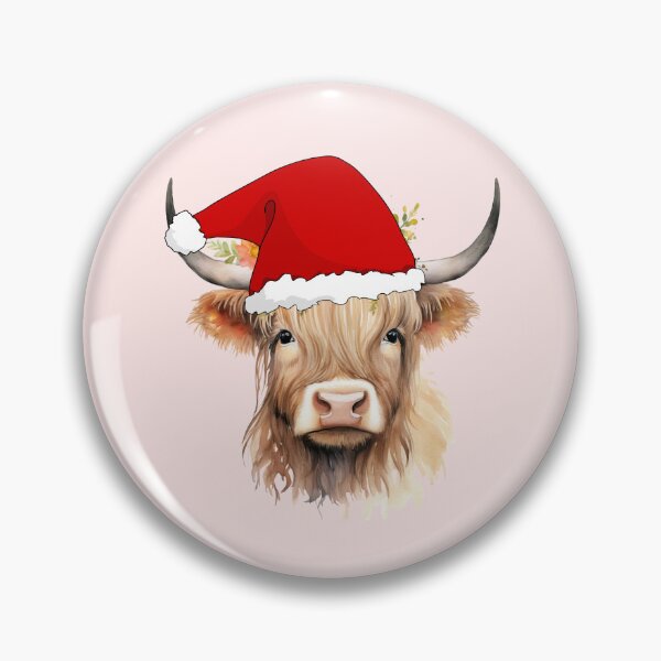 Item preview, Christmas Highland Cow designed and sold by Zaibo.