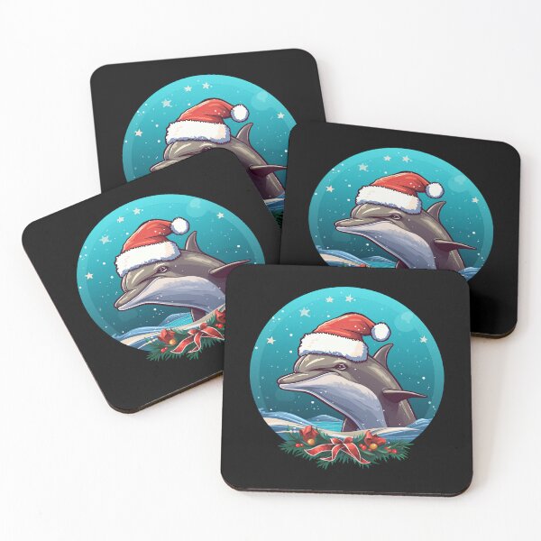 Artikelvorschau, Delfin Weihnachten entworfen und verkauft von Soulskier.