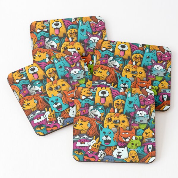 Item preview, Animals in Harmony in a Rainbow designed and sold by HisoTorDesign.