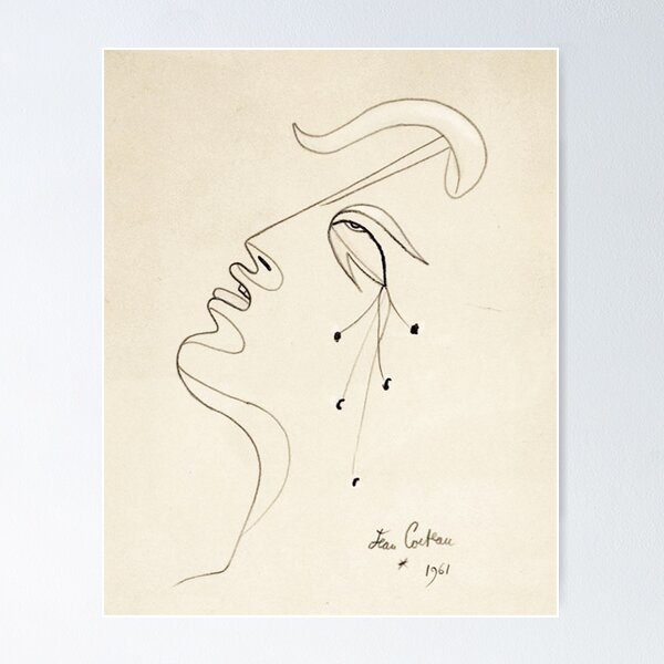 Item preview, Original paintings by Jean Cocteau, 1889-1963 France designed and sold by HobertShoop.