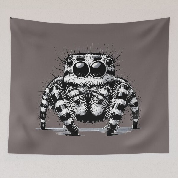 Item preview, Jumping Spider cuteness designed and sold by SailorShoppe.