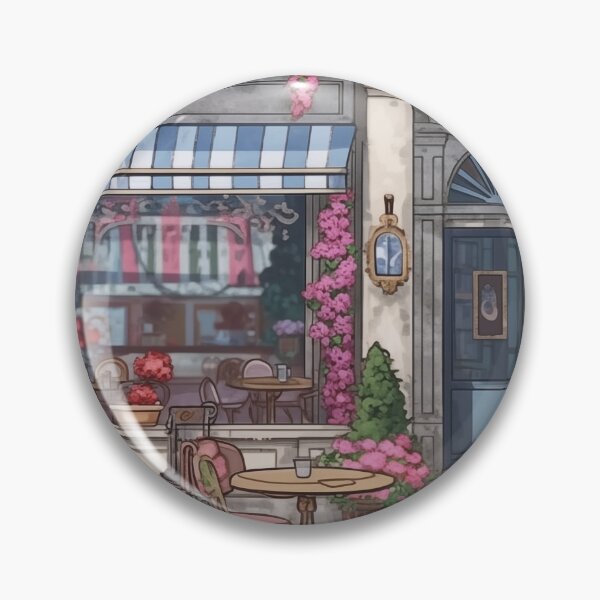 Item preview, Parisian Café Elegance in Bloom designed and sold by p0391.