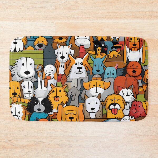 Item preview, Dogs in a Rainbow of Friendship designed and sold by HisoTorDesign.