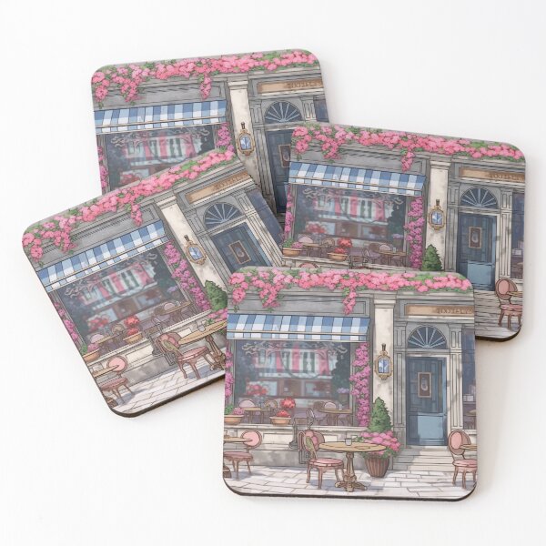 Item preview, Parisian Café Elegance in Bloom designed and sold by p0391.