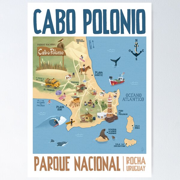 Parque Nacional Cabo Polonio Póster