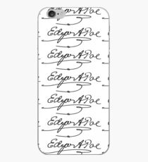 Edgar Allan Poe Signature iPhone Case