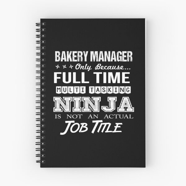 Item preview, Bakery Manager - Multitasking Ninja designed and sold by analisanta.
