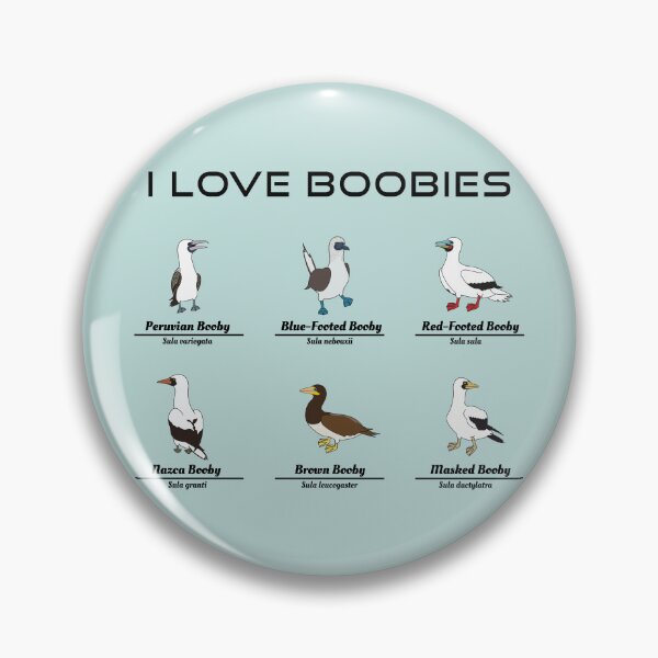 Item preview, I Love Booby, Bird Species Blue Footed Booby designed and sold by Karlsefni.