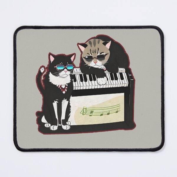 Item preview, keyboard cats in sunglasses designed and sold by daiaiai.