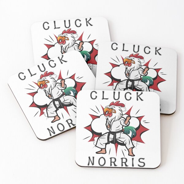 Item preview, Cluck Norris Martial Arts Karate Chicken  designed and sold by FigmentPigments.