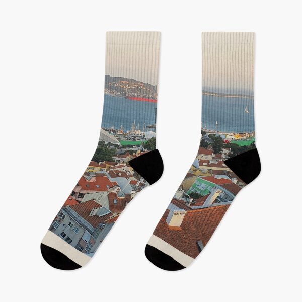 Item preview, Algés and Tejo river. Lisbon designed and sold by Tereza Pilar  Art.