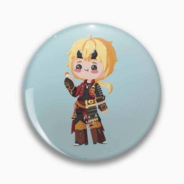 Item preview, Chibi Thoma | Genshin Impact designed and sold by ThundercakeArt.