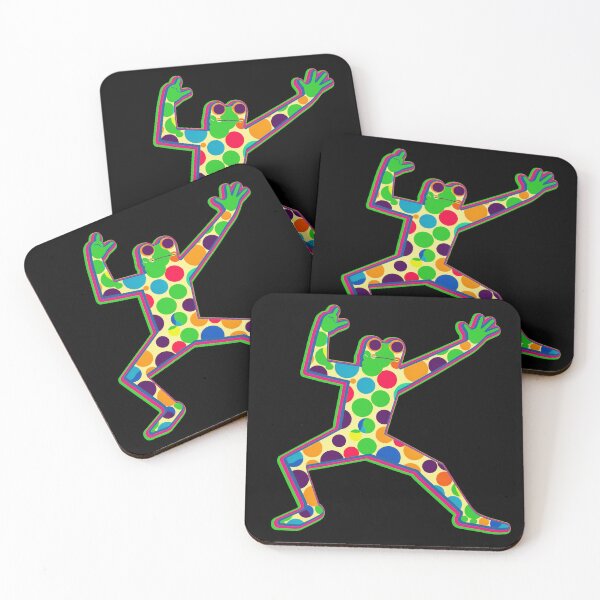 Item preview, Colorful Frog Dancing designed and sold by MagicColorPrint.