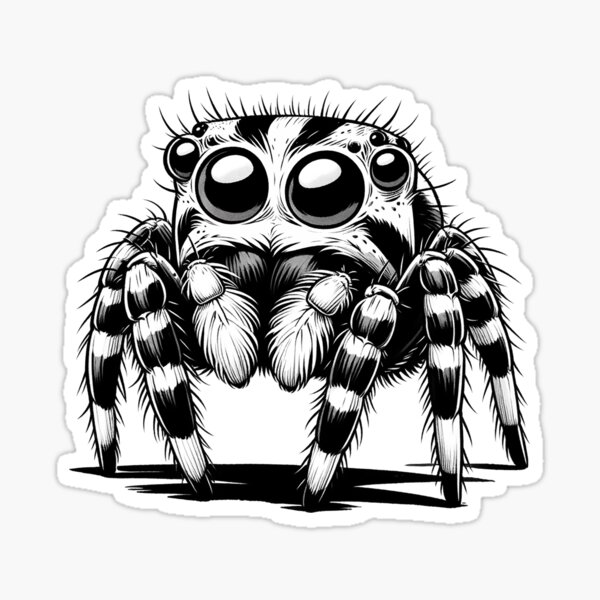 Item preview, Cute jumping spider designed and sold by SailorShoppe.