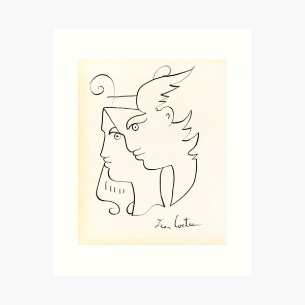 Item preview, Original paintings by Jean Cocteau, 1889-1963 France designed and sold by HobertShoop.