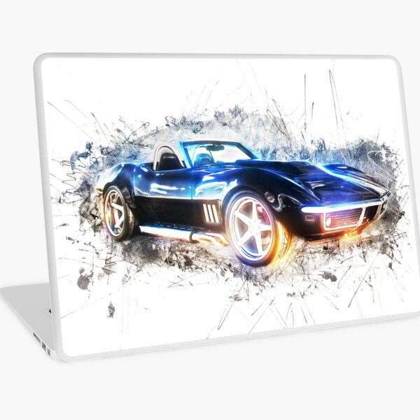 Classic Corvette Laptop Skin