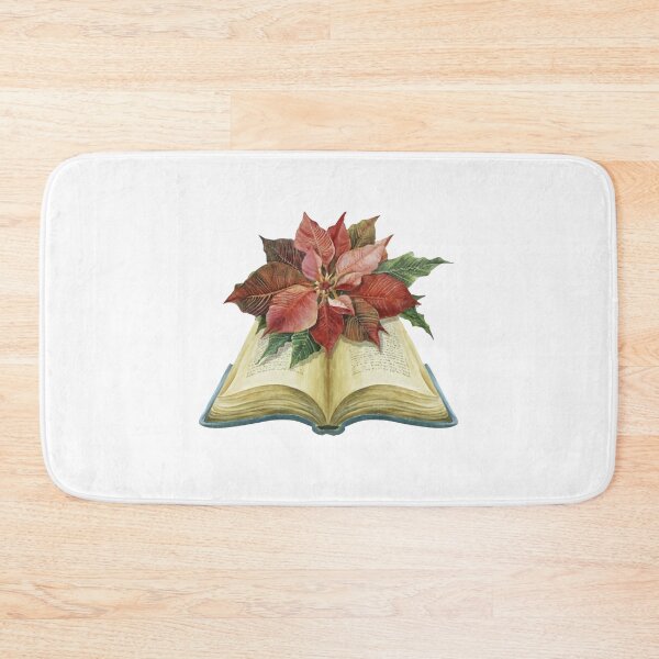 Item preview, Flowers Growing From Book | A beautiful special Poinsettia Flower (Christmas flower) designed and sold by CircinusStore.