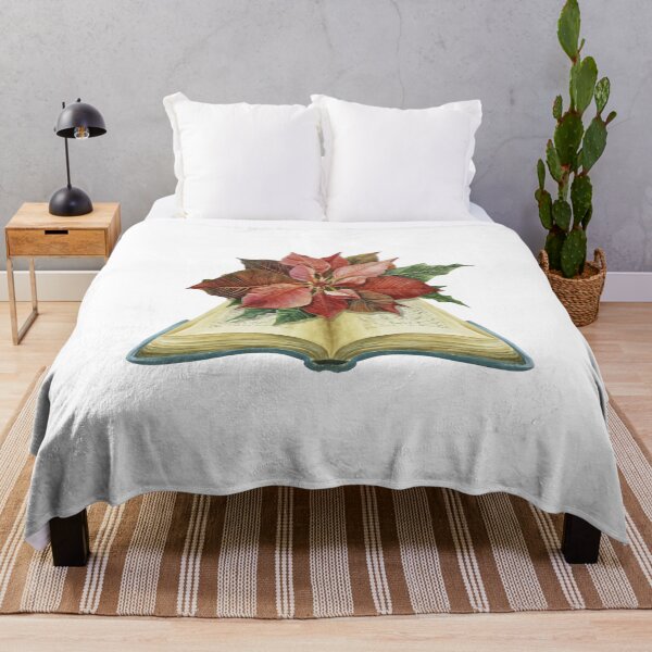 Item preview, Flowers Growing From Book | A beautiful special Poinsettia Flower (Christmas flower) designed and sold by CircinusStore.