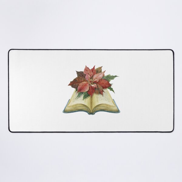Item preview, Flowers Growing From Book | A beautiful special Poinsettia Flower (Christmas flower) designed and sold by CircinusStore.