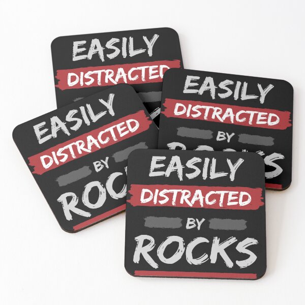 Item preview, Geologist Enthusiast - Easily Distracted by Rocks designed and sold by ChicTrendz.