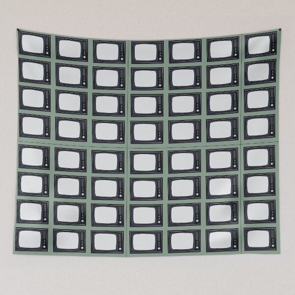 Item preview, Television Old Classic Retro TV Pattern  designed and sold by Nisha Prabhu.